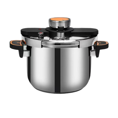 Advanced Steel Pressure Cooker with 3-Layer Base