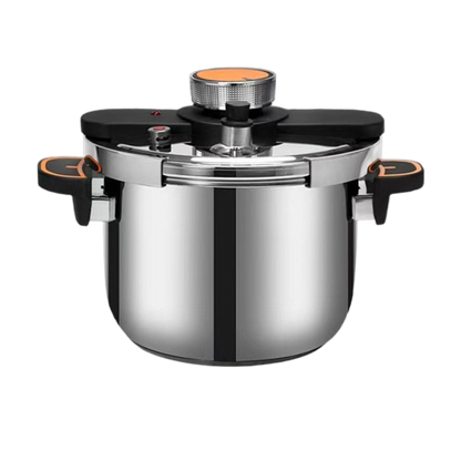 Advanced Steel Pressure Cooker with 3-Layer Base